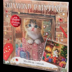 Seizoensdecoratie|Knutselen- Diamond painting Kerst | Action NL