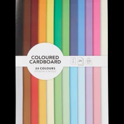 Papier & Schriften|Knutselen- Gekleurd kartonblok | Action NL
