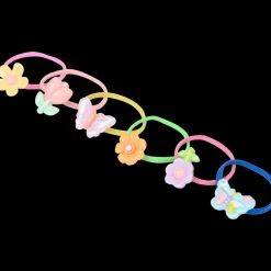 Haaraccessoires- Haarelastiekjes met applicatie 6 Stuks | Action NL