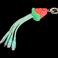 Multimedia Accessoires- 4-in-1 sleutelhanger met oplaadkabels | Action NL