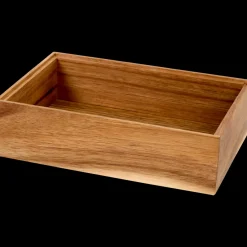 Keukengerei- Opbergbox van acaciahout | Action NL