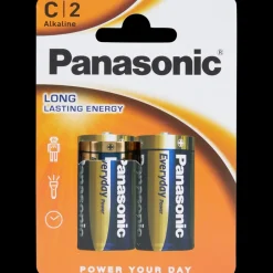 Batterijen-Panasonic batterijen C 2 Stuks | Action NL