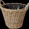 Bloempotten- Rattan mand 39 cm Bruin | Action NL