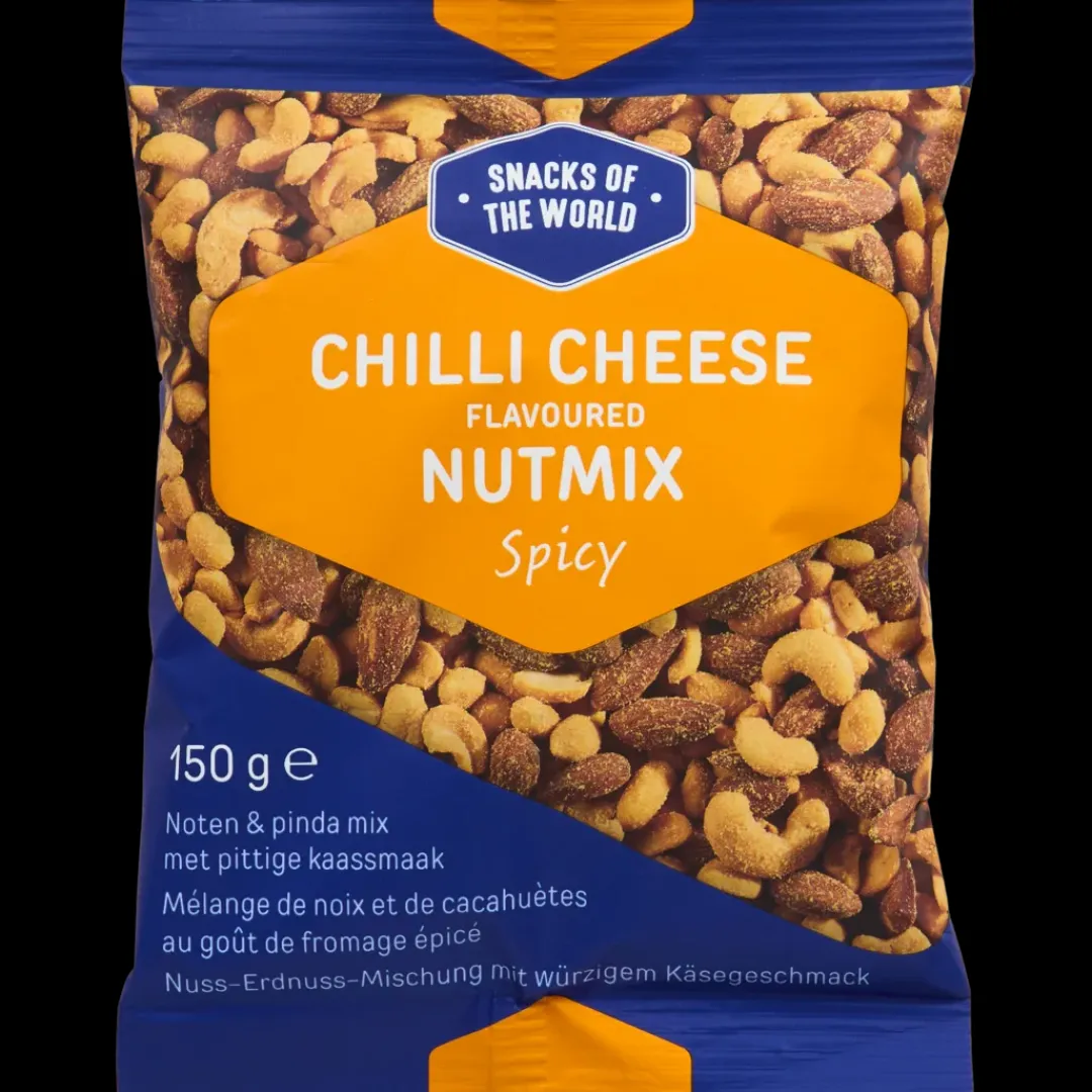 Noten & Snacks- Snacks of the World noten & pinda mix Chilli Cheese Spicy | Action NL