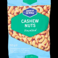 Noten & Snacks- Snacks of the World ongezouten cashewnoten | Action NL