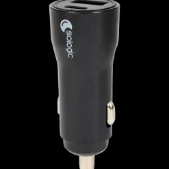 Powerbanks & Opladers-Sologic 2-poorts autolader | Action NL