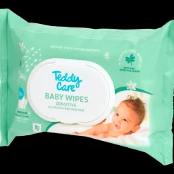 Lichaamsverzorging|Babyverzorging-Teddy Care babydoekjes Sensitive 90 Stuks | Action NL
