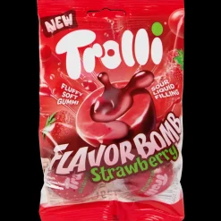 Drop & Snoep-Trolli flavor bomb Strawberry | Action NL