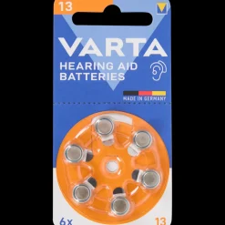 Batterijen-Varta hoortoestelbatterijen type 13 6 Stuks | Action NL