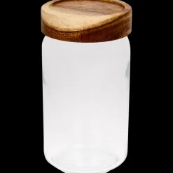 Keukengerei- Voorraadpot met acaciadeksel | Action NL