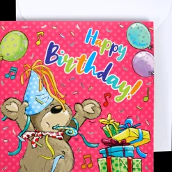 Kaarten- Wenskaart met muziek en licht | Action NL